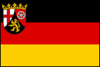 Das Bild zeigt die Landesflagge von Rheinland-Pfalz. Das Bild zeigt die Landesflagge von Rheinland-Pfalz.