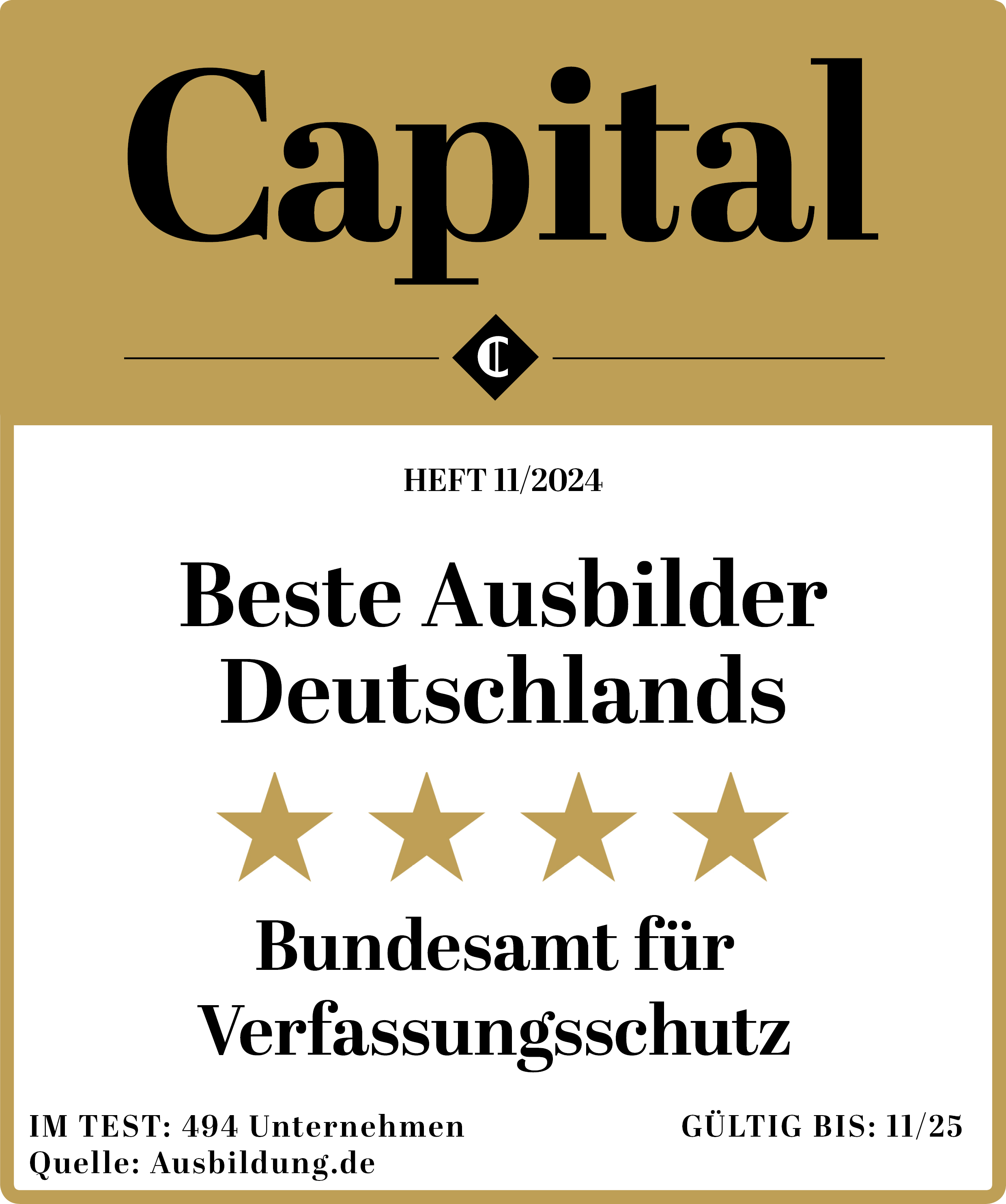 Logo Capital Bester Ausbilder