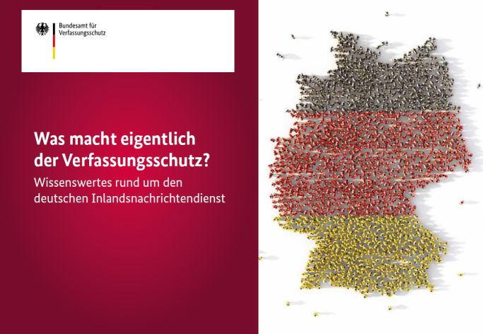 Deckblatt der Publikation „Was macht eigentlich der Verfassungsschutz?“ Deckblatt der Publikation „Was macht eigentlich der Verfassungsschutz?“