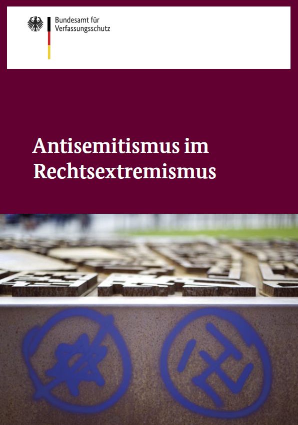 Deckblatt der Publikation Lagebild "Antisemitismus im Rechtsextremismus"