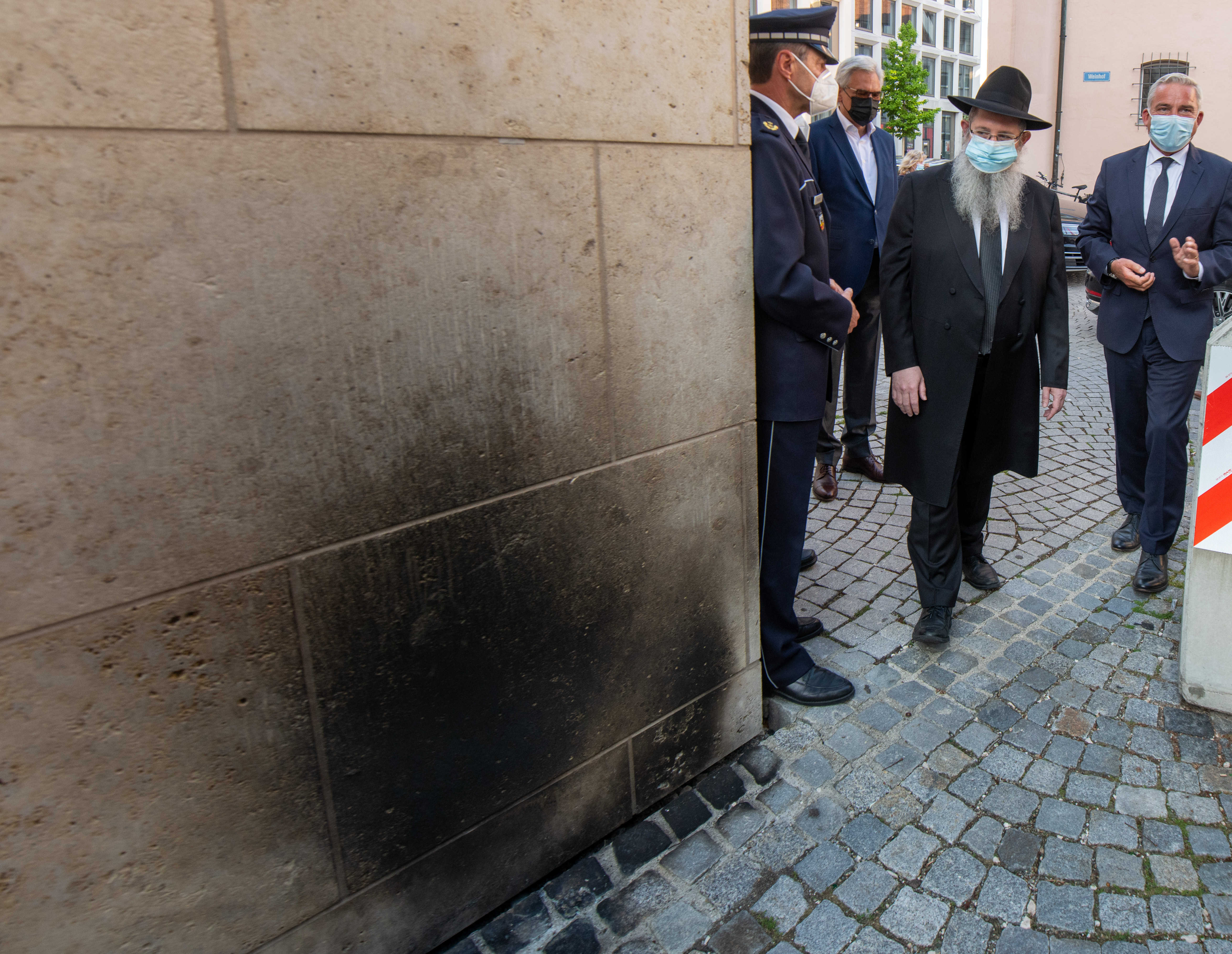 Brandstiftung an einer Synagoge in Ulm am 5. Juni 2021
