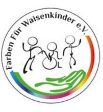 Das Bild zeigt das Logo von „Farben für Waisenkinder e.V.“. Das Bild zeigt das Logo von „Farben für Waisenkinder e.V.“.