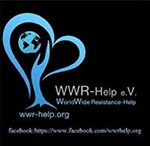 Das Bild zeigt das Logo von „WWR-Help. WorldWide Resistance-Help e.V.“. Das Bild zeigt das Logo von „WWR-Help. WorldWide Resistance-Help e.V.“.