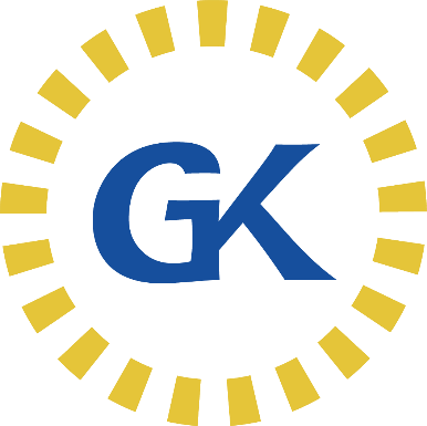 Das Bild zeigt in einem Kreis die Buchstaben G und K als Logo für „Gemeinwohlkassen“. Das Bild zeigt in einem Kreis die Buchstaben G und K als Logo für „Gemeinwohlkassen“.