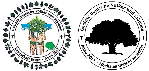 Logo „Geeinte deutsche Völker und Stämme“ Logo „Geeinte deutsche Völker und Stämme“