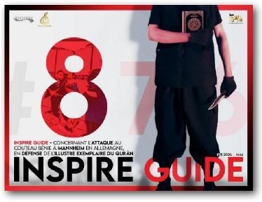 Das Bild zeigt das Titelbild des von „al-Qaida auf der Arabischen Halbinsel“ erstellten Onlinemagazins „INSPIRE GUIDE“. Das Bild zeigt das Titelbild des von „al-Qaida auf der Arabischen Halbinsel“ erstellten Onlinemagazins „INSPIRE GUIDE“.