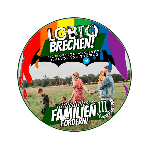 Logo „LGBTQ brechen“ Logo „LGBTQ brechen“