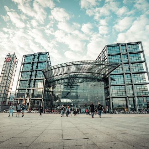 The picture shows the Berlin main station. (Source: Photo by Leon Seibert on Unsplash) The picture shows the Berlin main station.