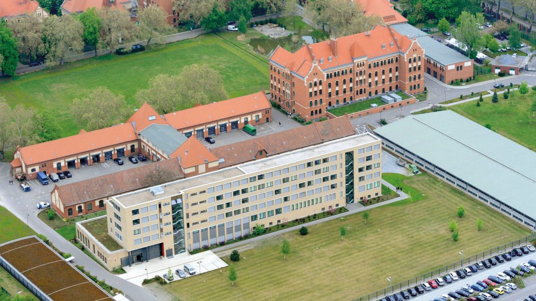The photo shows an aerial perspective of the property of the Federal Office for the Protection of the Constitution in Berlin-Alt-Treptow (Source: Bundesamt für Verfassungsschutz) The photo shows an aerial perspective of the property of the Federal Office for the Protection of the Constitution in Berlin-Alt-Treptow