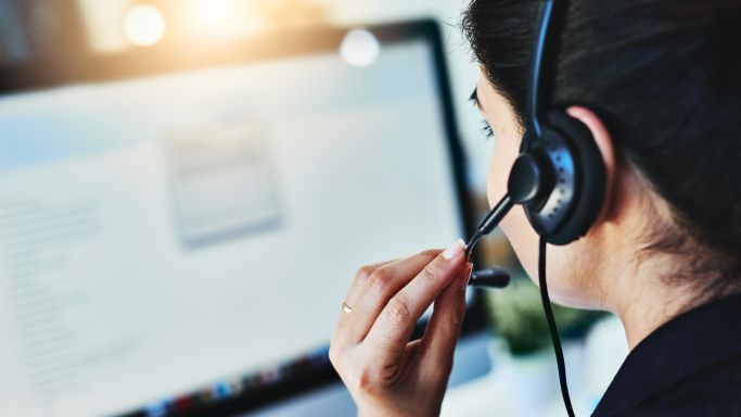 The recording shows a call center employee (Source: peopleImages/Getty Images) The recording shows a call center employee